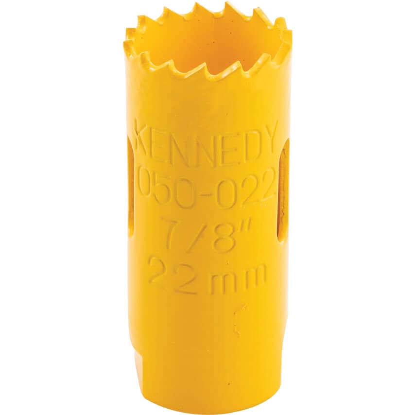 22mm Diameter (7/8") Bi-Metal Holesaw