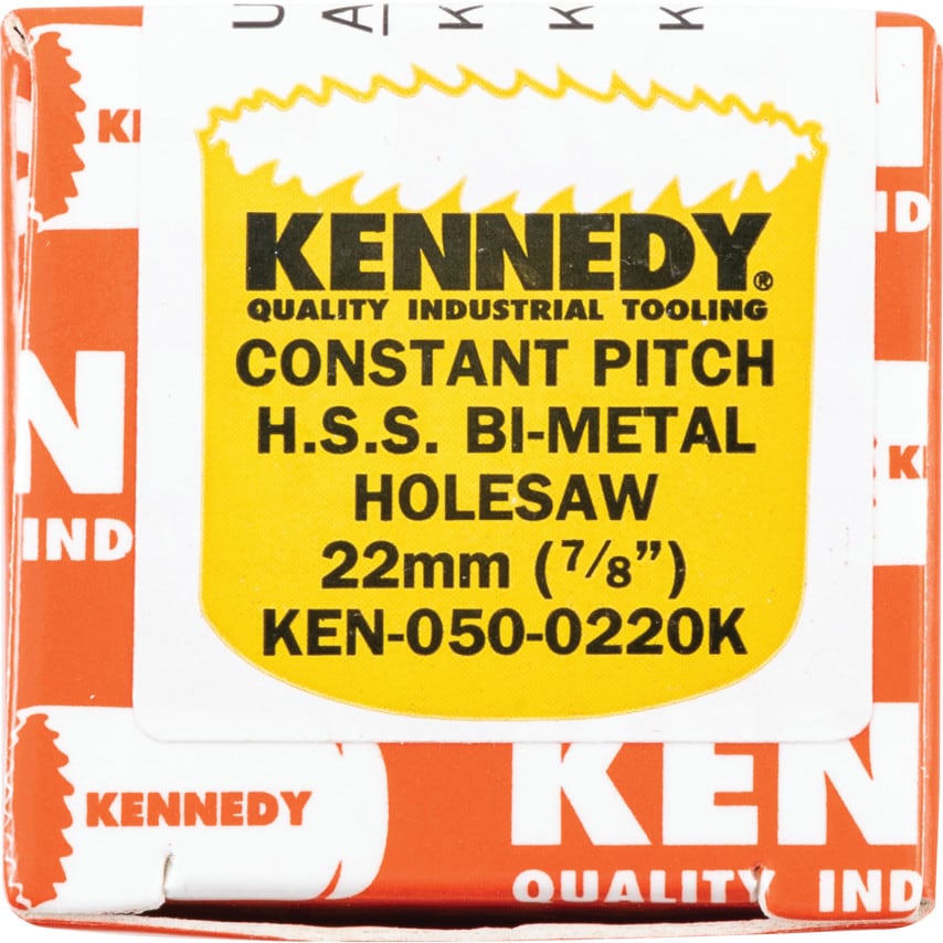 22mm Diameter (7/8") Bi-Metal Holesaw