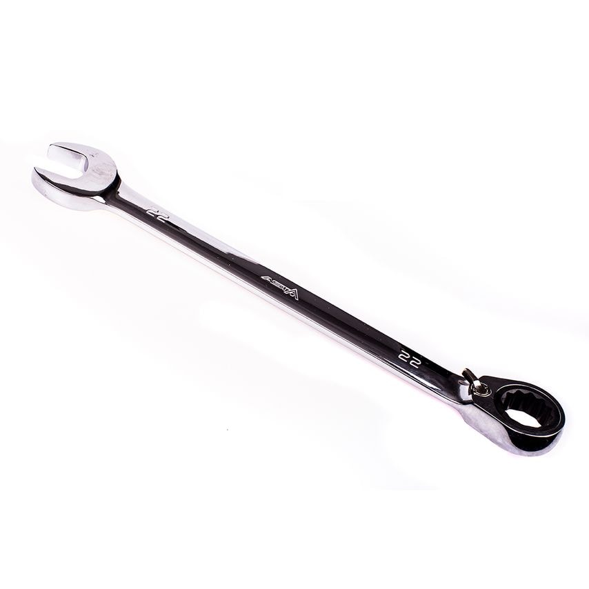 22mm Ratchet Combination Spanner Reversible Metric 72 Teeth 15 Offset