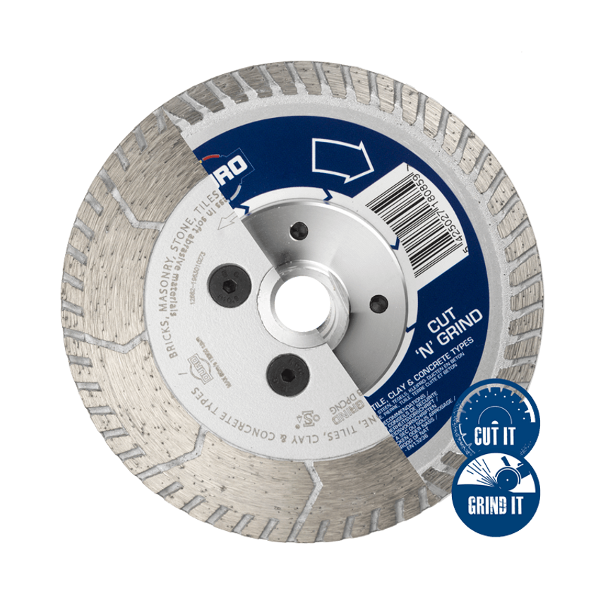 230 x 3.5mm x M14 Diamond Cut 'N' Grind Blade