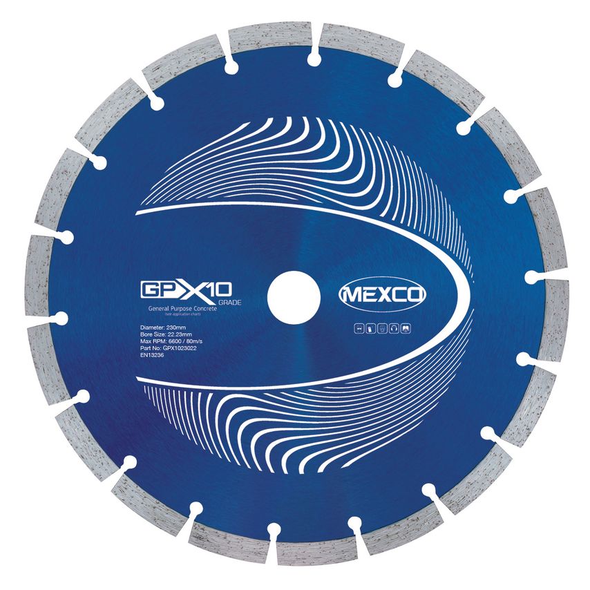230mm GPX10 Universal Concrete Diamond Blade