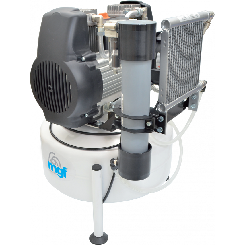 24/10 Genesi M Dental Compressor 2 Chairs, 120 L/Min 5Bar, 65 dB (A) with Dryer