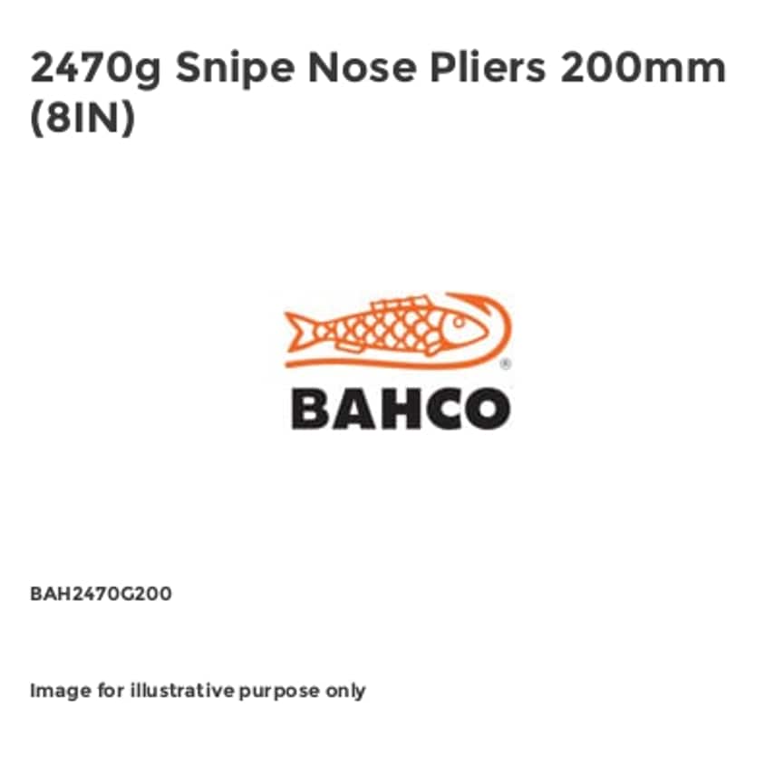 2470g Snipe Nose Pliers 200mm (8IN)