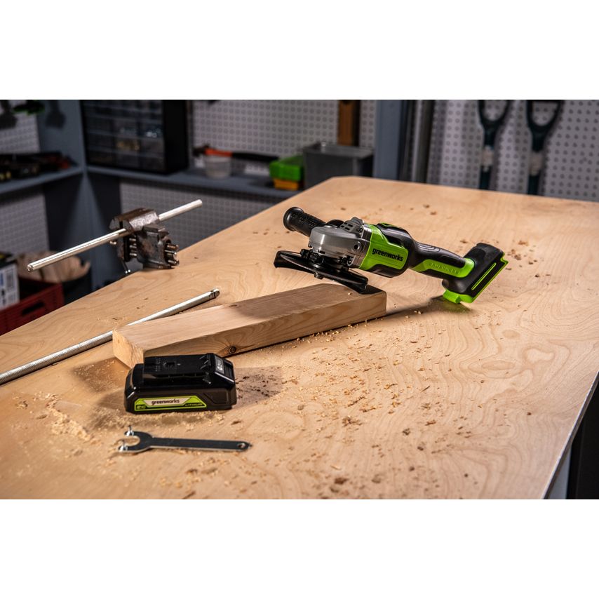 24V Brushless Angle Grinder (Tool Only)