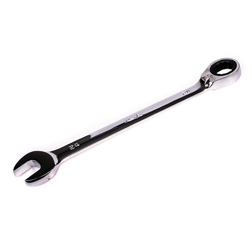24mm Ratchet Combination Spanner Reversible Metric 72 Teeth 15 Offset