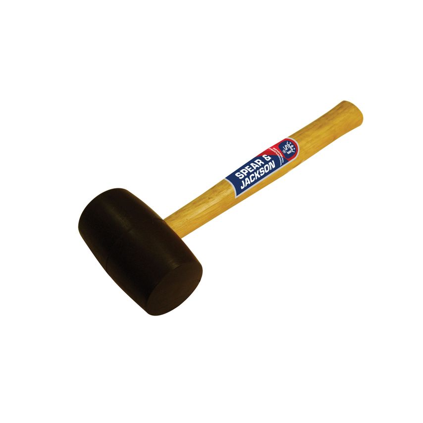 24oz Black Rubber Mallet