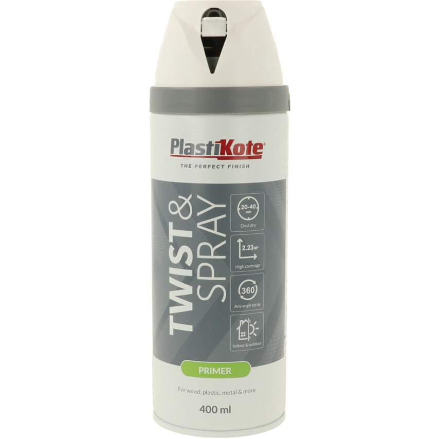 25000 Twist & Spray White Aerosol Primer - 400ML