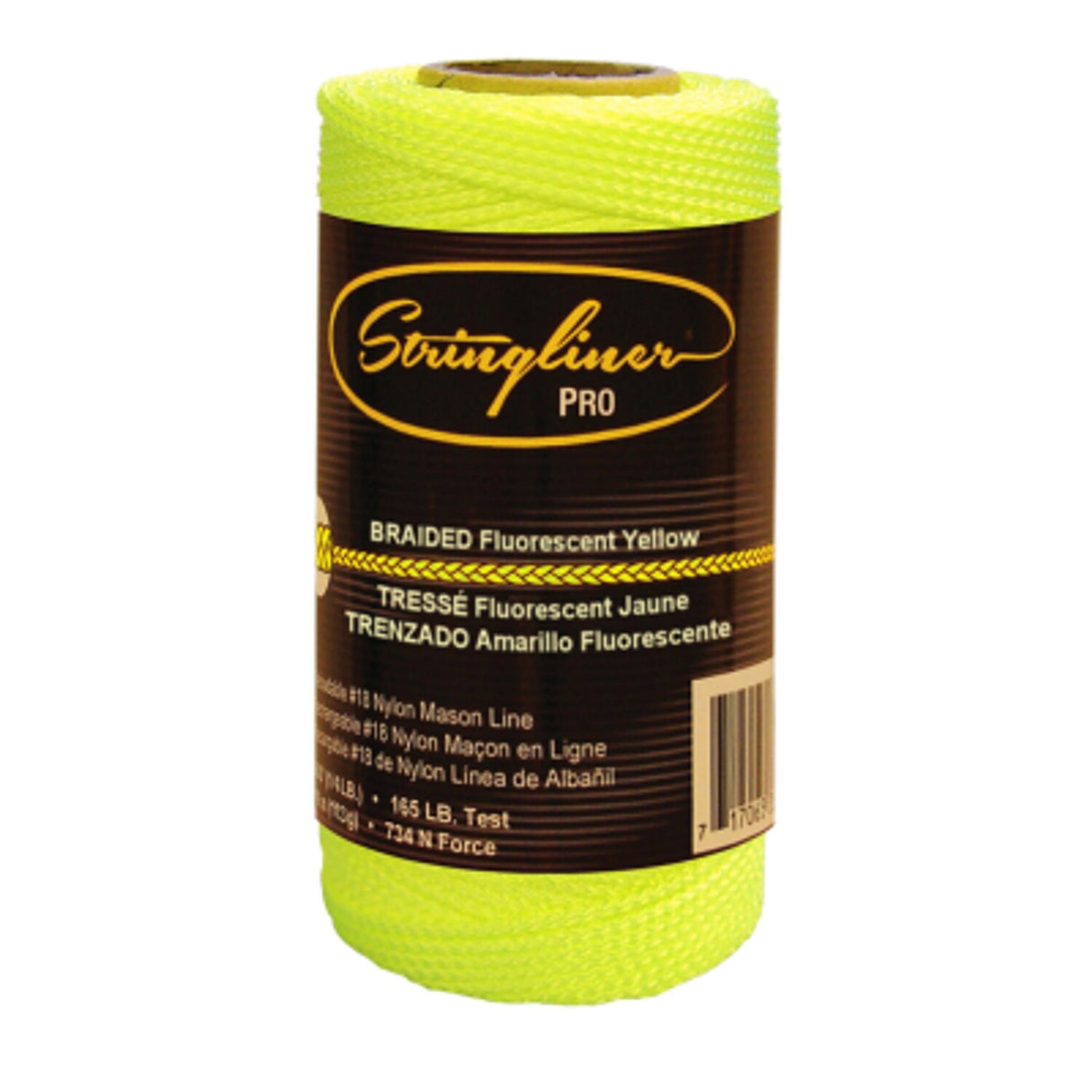 250' Flourescent Yellow Braided String Line Core Only