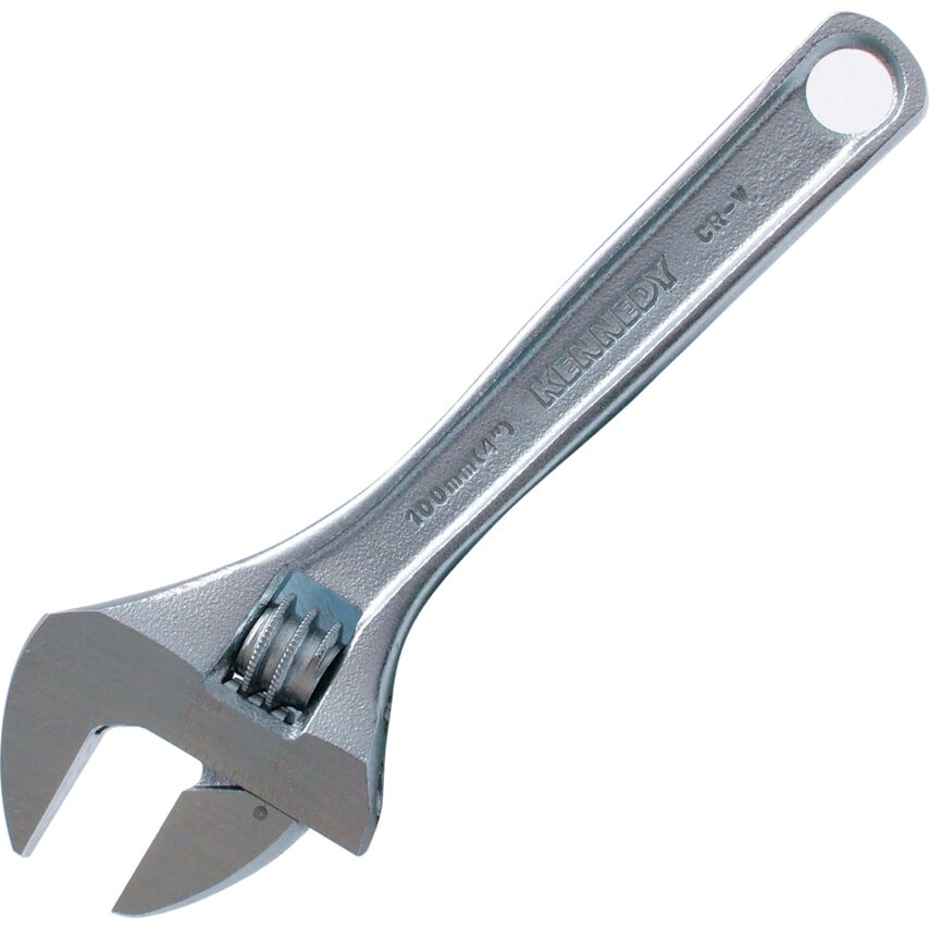 250mm/10" Chromed Finish Adjustable Wrench
