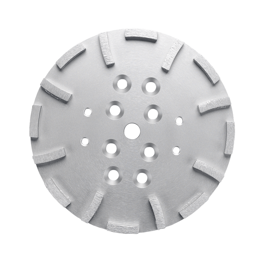 250mm Diamond Floor Grinding Plate - 8 Segments