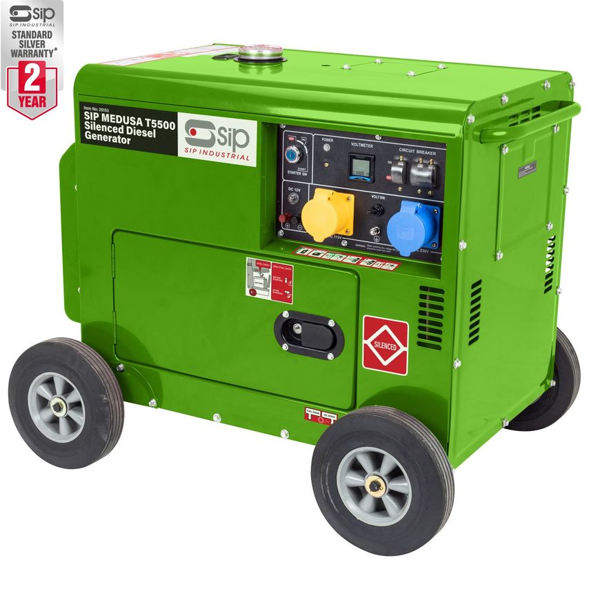 25153 Medusa T5500 Silenced Diesel Generator