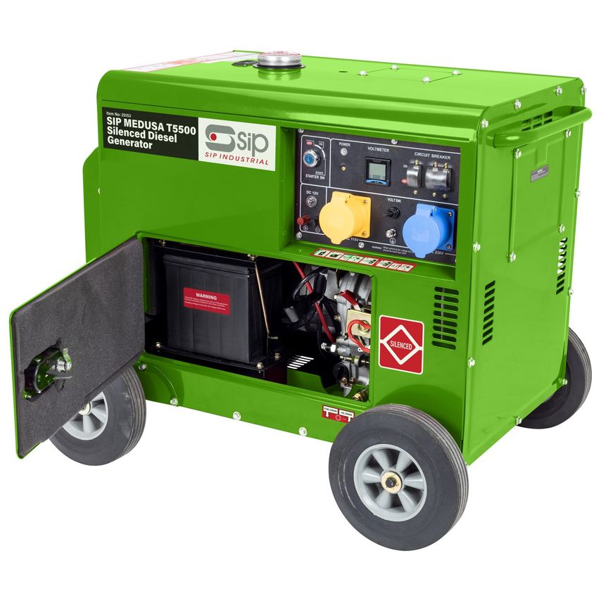 25153 Medusa T5500 Silenced Diesel Generator
