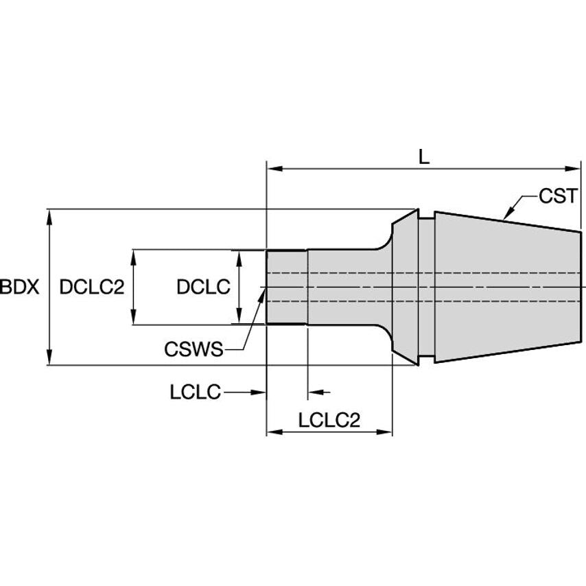 25ERDL12 ER25 Duo-lock Collet DL12