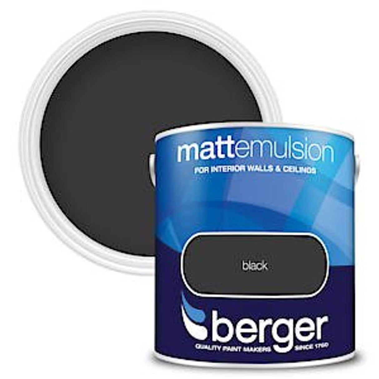 2.5L Black Matt Emulsion