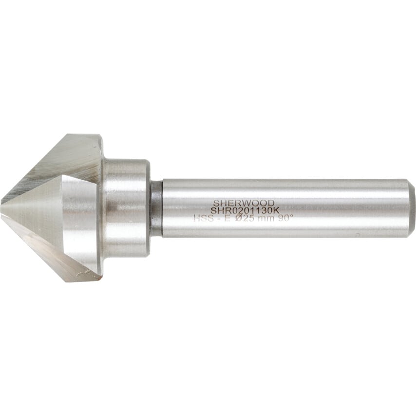 25MM 90DEG HSS-Cobalt 3FLS/S Countersink