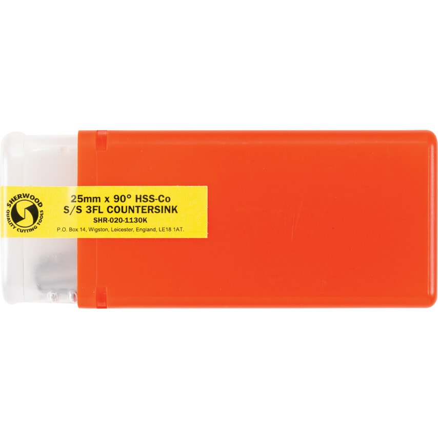 25MM 90DEG HSS-Cobalt 3FLS/S Countersink