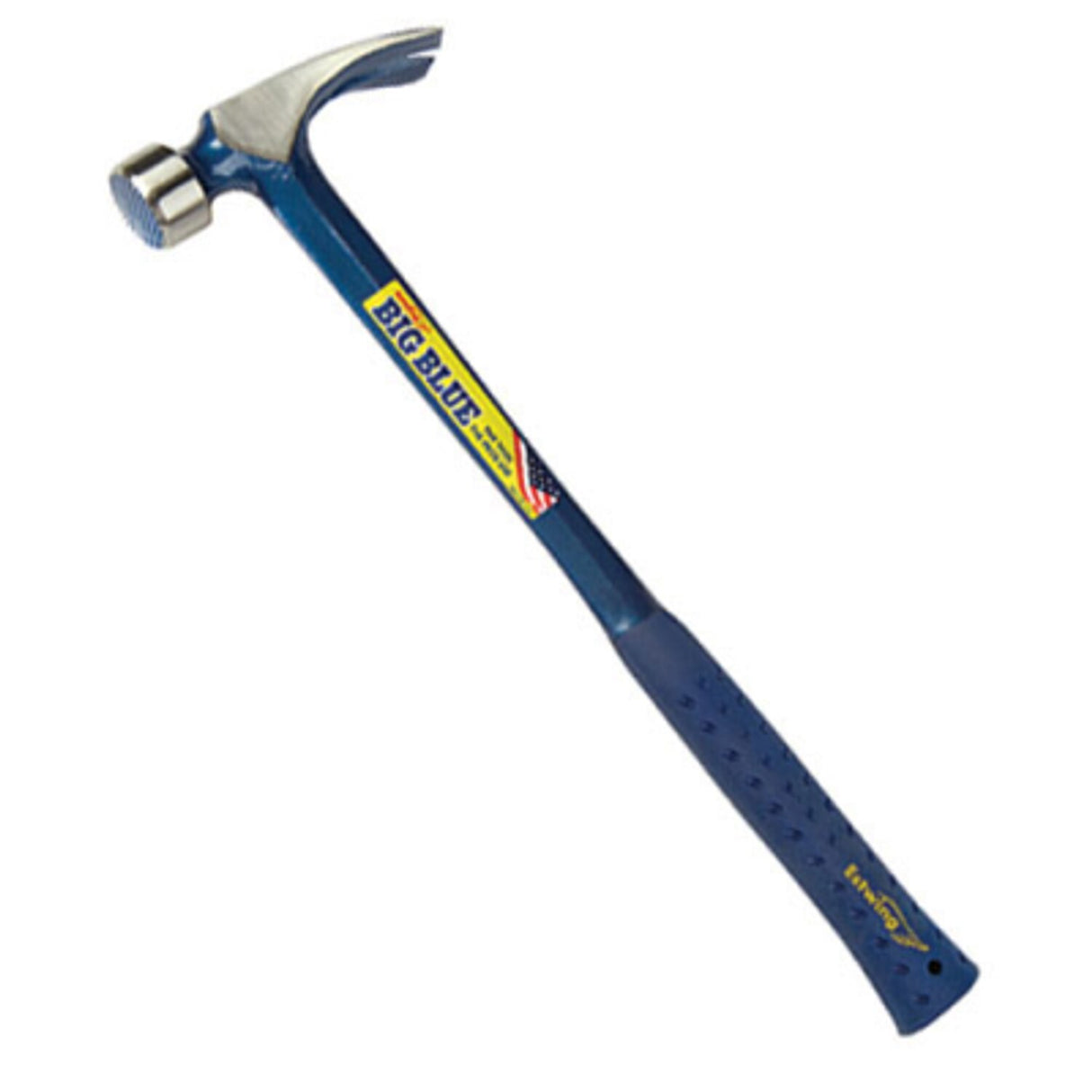 25OZ Larger Milled Face Straight Claw Framing Hammer Vinyl Grip E3/25SM