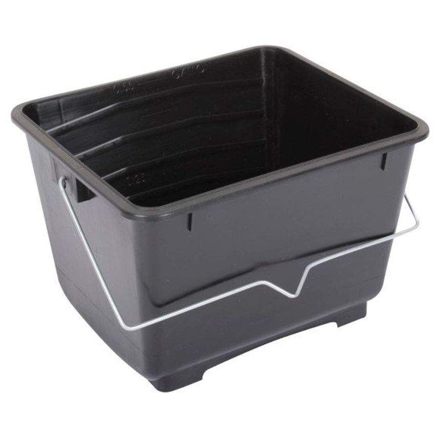 2.5 Litre Black Plastic Scuttle