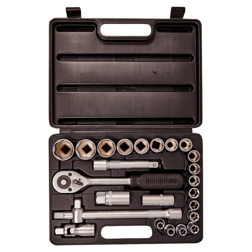 25 Piece 1/2" Drive Socket Set