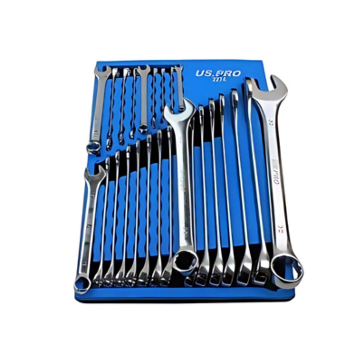 25 Piece Metric Combination Spanners - EVA Tray