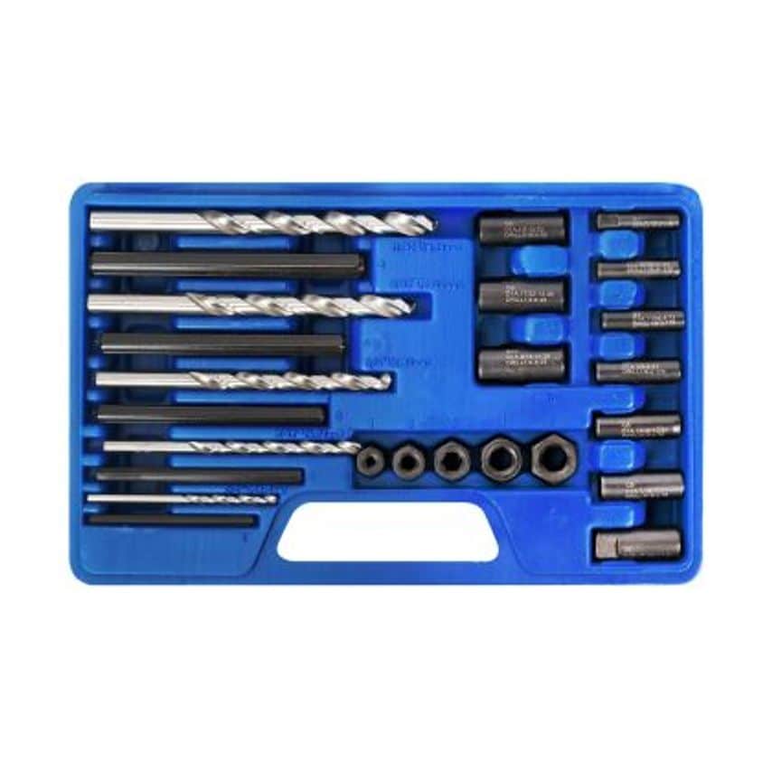25 Piece Stud & Bolt Extractor Kit