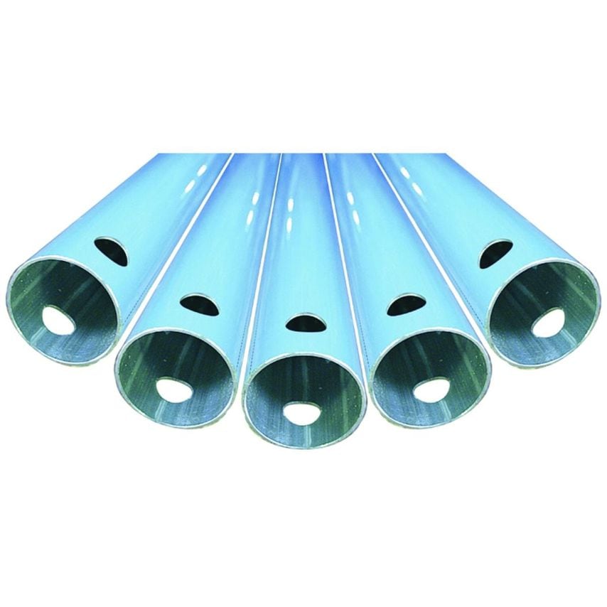 25mm Aluminium Blue Tube 6 Meter, Single Length - 1006A.25.04.00.1