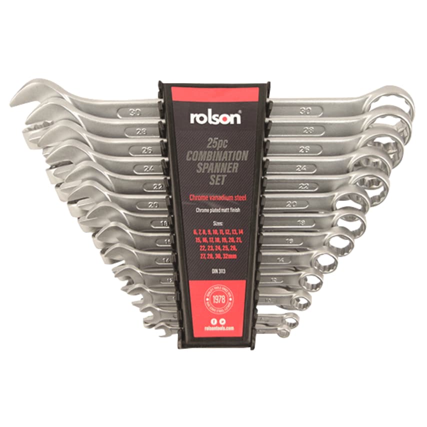 25pc Combination Spanner Set