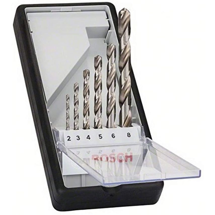 2607010529 6-PC HSS-G Robust Line Metal Drill Set DIN 338