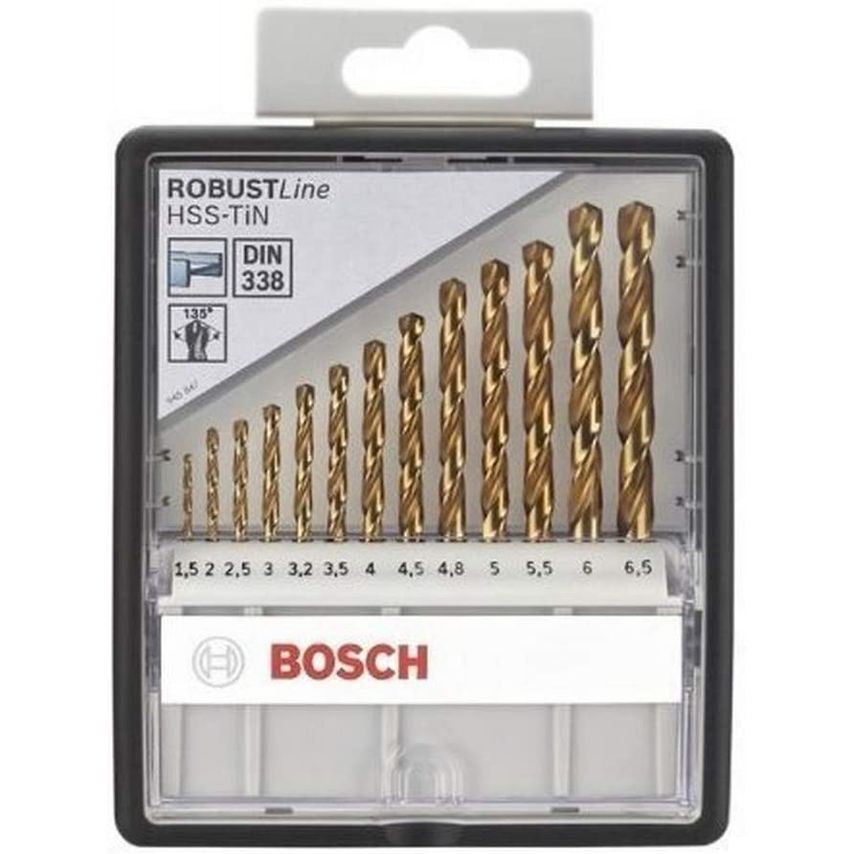 2607010539 13-PC Hss-Tin Metal Robust Line Drill Set