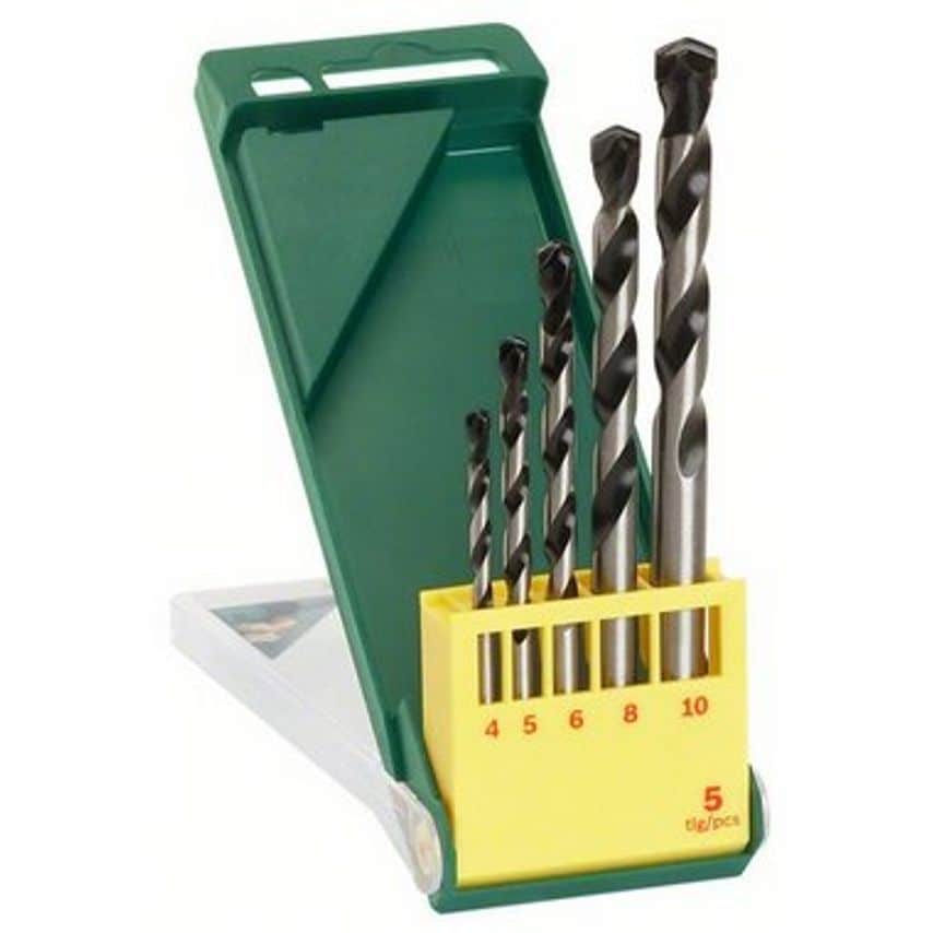 2607019444 5 Piece Concrete Drill Bit Set