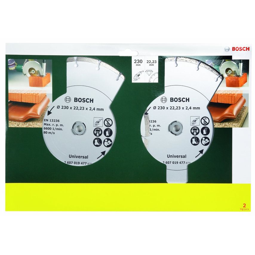 2607019479 PC-2 230mm Diamond Cutting Disc Set