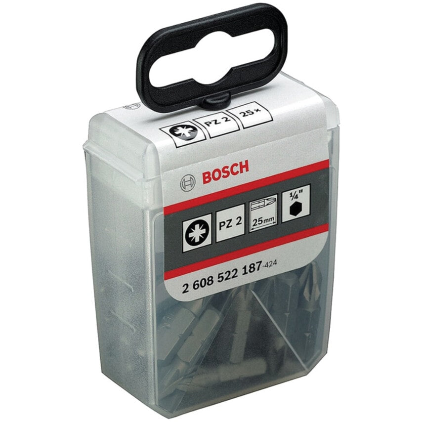 2608522187 25 Piece PZ2 Screwdriver Bit Set