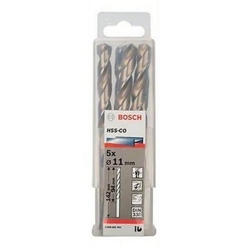 2608585901, Pack of 5 11 x 94 x 142mm HSS-Co Drill Bit DIN338