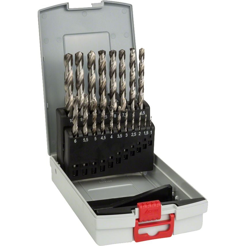 2608587013 19-PC HSS-G ProBox Metal Drill Bit Set DIN 338