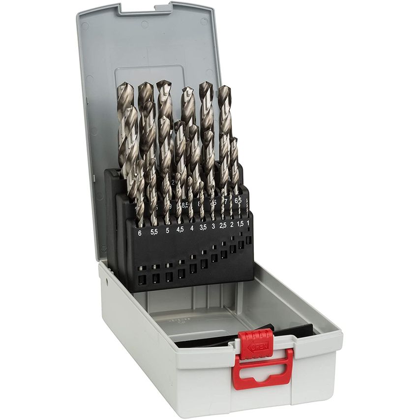2608587017 25-PC HSS-G ProBox Metal Drill Bit Set DIN 338