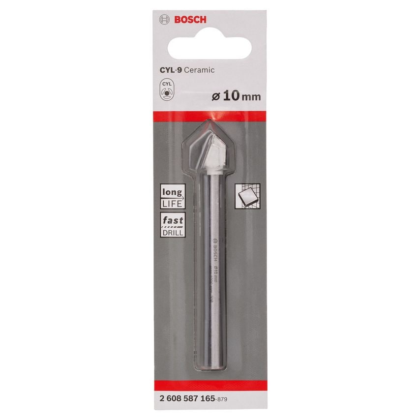 2608587165 CYL-9 Ceramic Tile Drill Bit 10mm