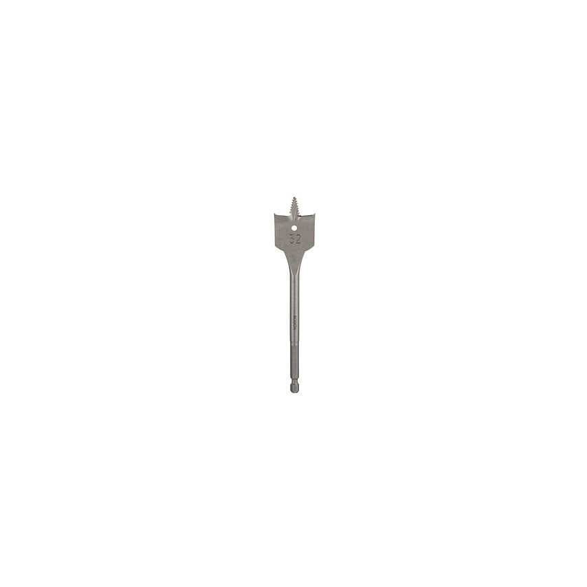 2608587584 32 x 152mm Selfcut Flat Wood Drill Bit Hexagon Shank
