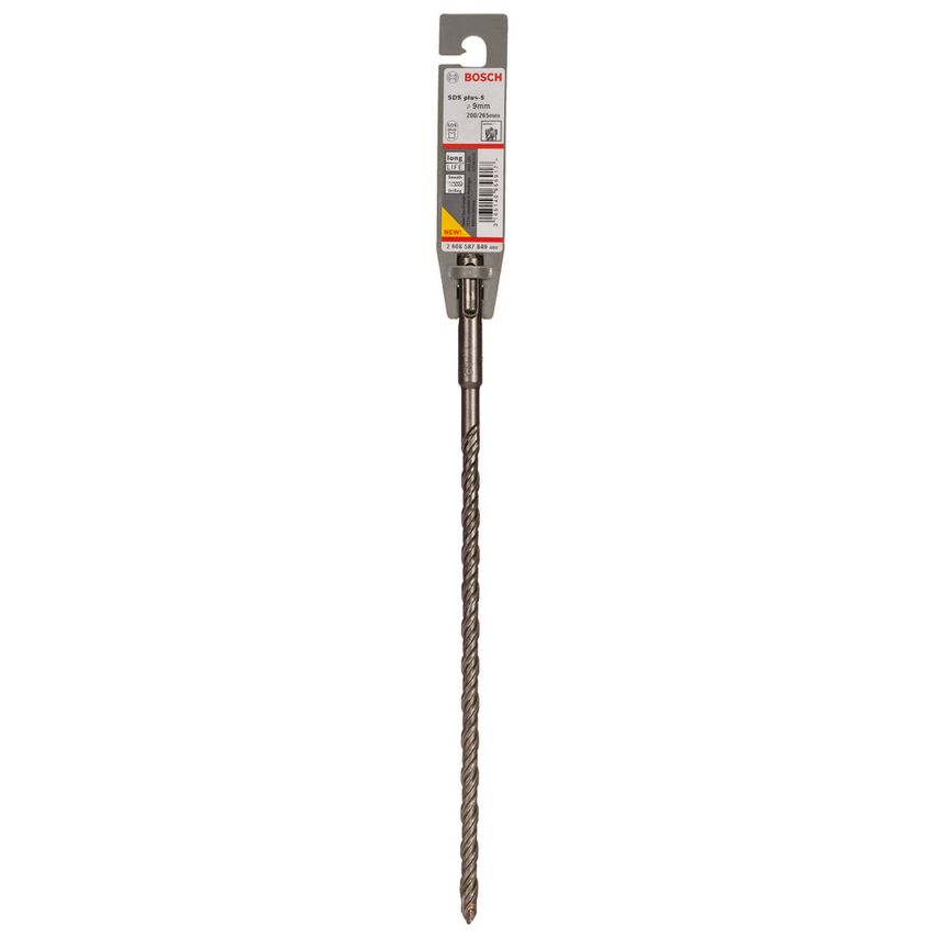 2608587849 SDS plus-5 Masonry Drill Bit 9 X 200 X 265mm
