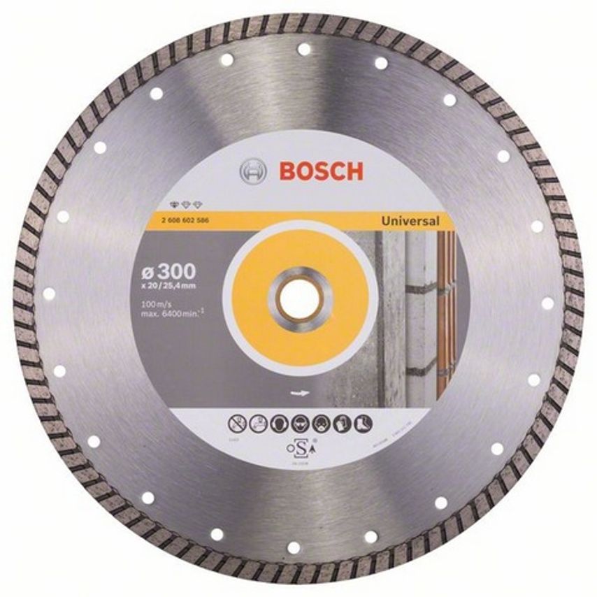 2608602586 300x20/25.4mm Diamond Disc Expert Universal Turbo LPP