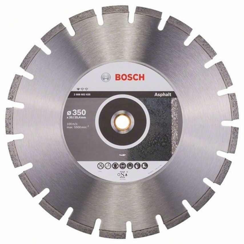 2608602625 350x20/25.4mm Diamond Disc Expert Asphalt LPP
