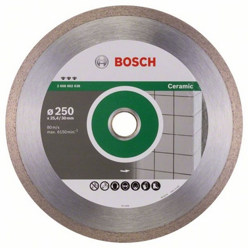 2608602638 250x30/25.4mm Diamond Cutting Disc Ceramic HPP