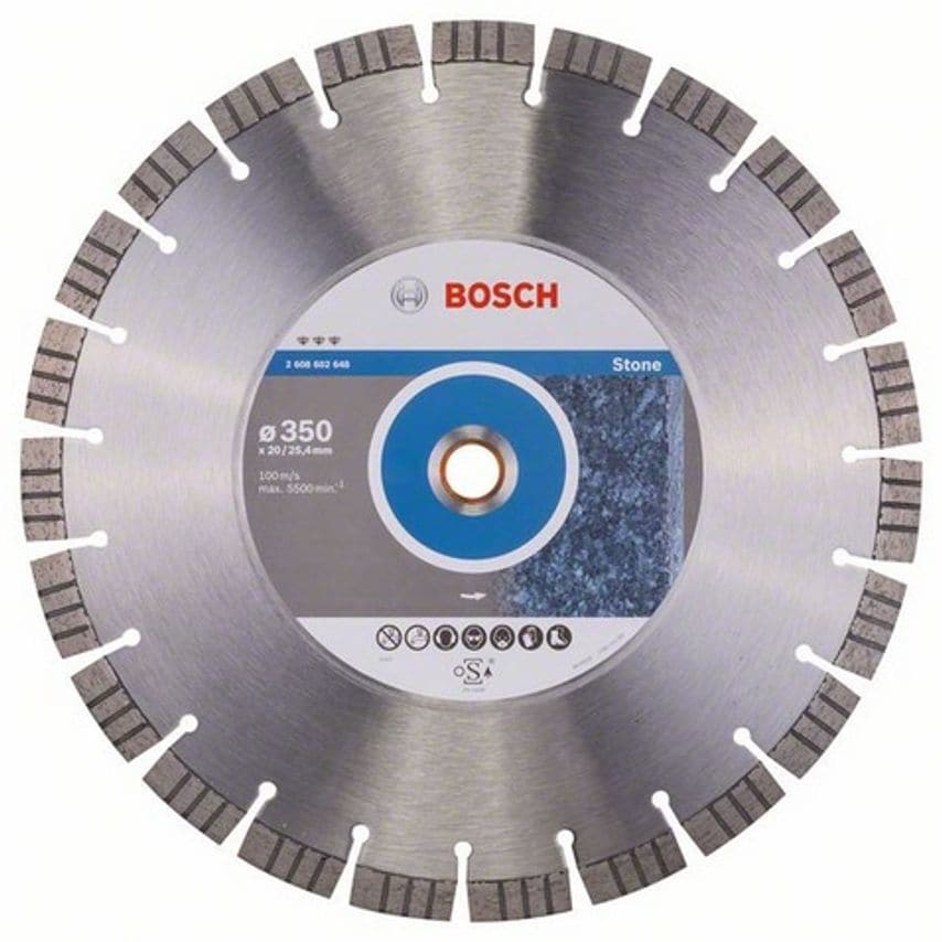 2608602648 350x20/25.4mm Diamond Disc Best Stone HPP