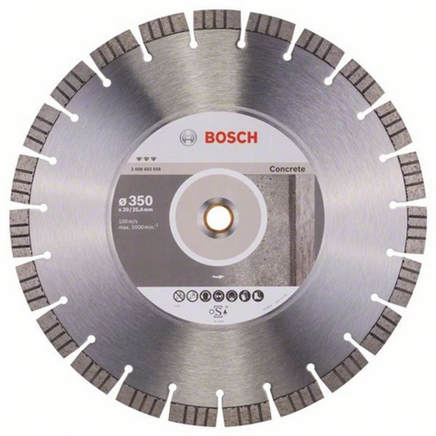 2608602658 350x20/25.4mm Diamond Disc Best Concrete HPP