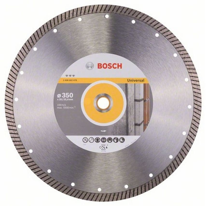 2608602678 350x25.4/20mm Diamond Disc Best Universal Turbo HPP