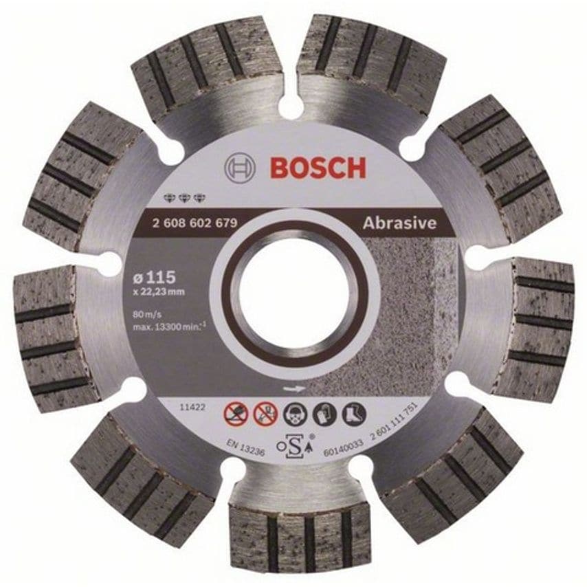 2608602679 115x22.23mm Diamond Disc Best Abrasive HPP