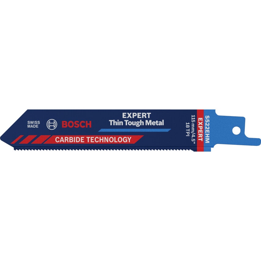 2608900359 Expert Thin Tough Metal S 522 Ehm Reciprocating Saw Blade