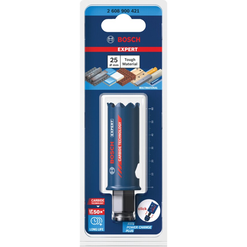 2608900421 Expert Tough Material Hole Saw 25 X 60 mm