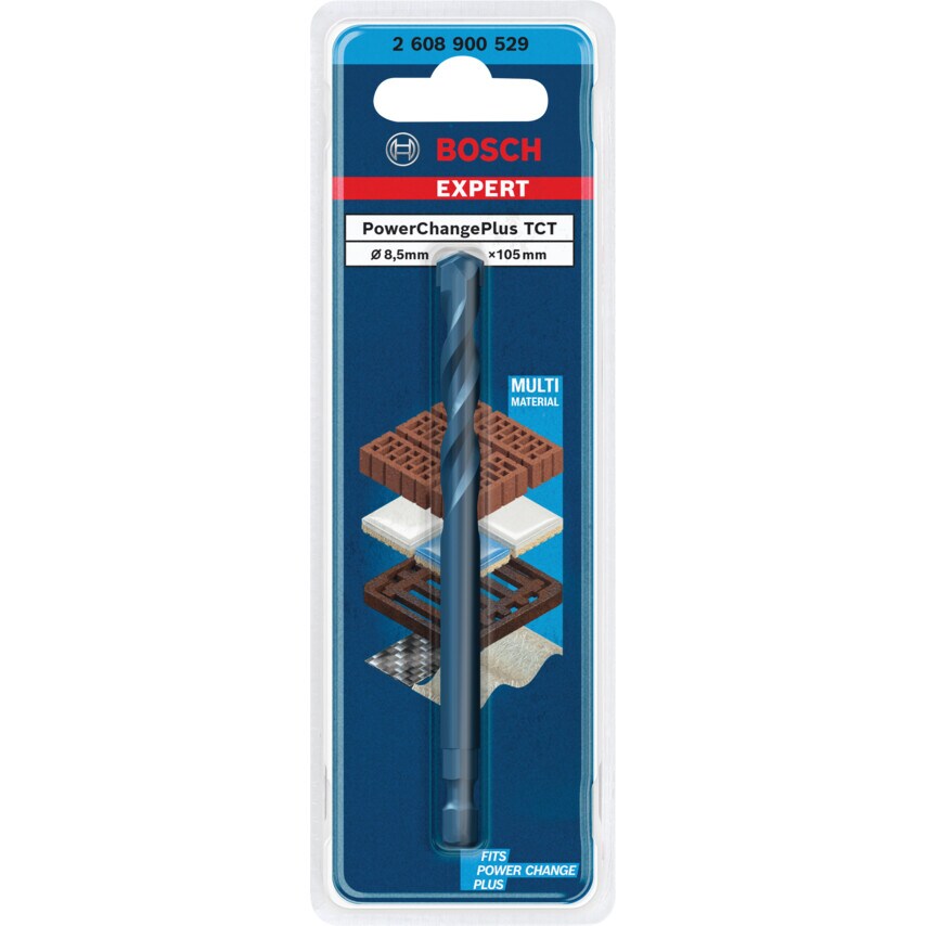 2608900529 Expert Pilot Drill TCT8.5X105MM for Power Adapter