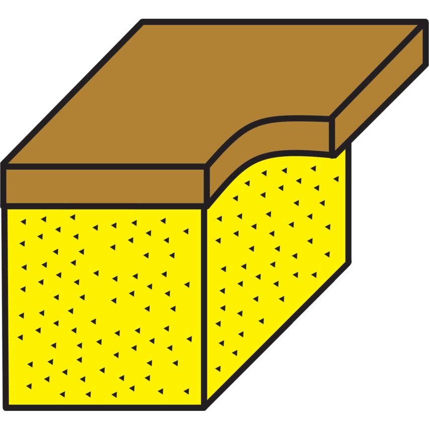 26.0 x 25mm Cut 3/8" Shk. 2F L Template Bit