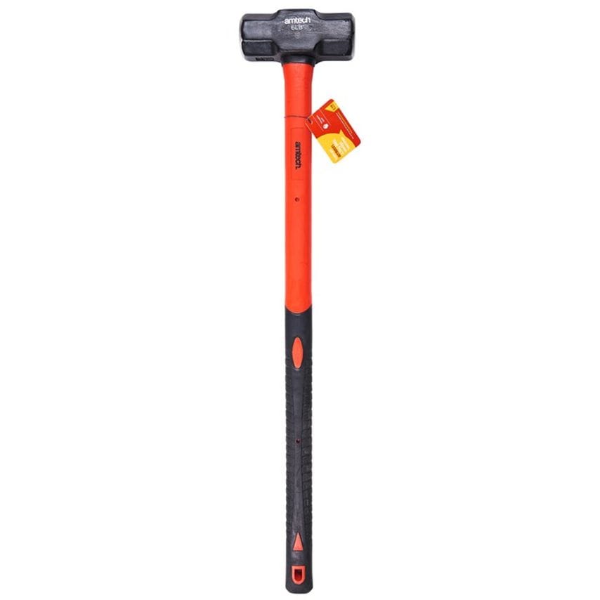 2.7kg (6lb) Sledge Hammer with Long Fibreglass Shaft